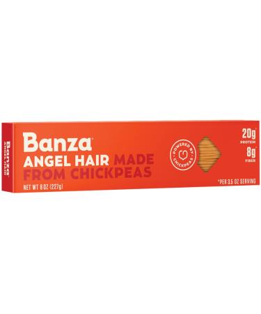 Banza, Pasta Angel Hair Chickpea, 8 Ounce