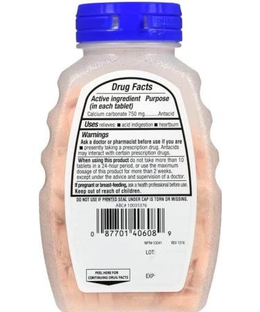 GNP Extra Strength Orange Sugar-Free Antacid - 80 Chewable Tablets - Buy Online on GoSupps.com