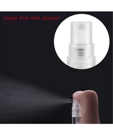 TIANZD Pack of 25 Empty 2ml Clear Transparent Glass Fine Mist Pump Spray Bottles Travel Mini Portable Spray Perfume Cosmetic Containers Sample Vials Refillable with Funnel and Dropper - Buy Online on GoSupps.com