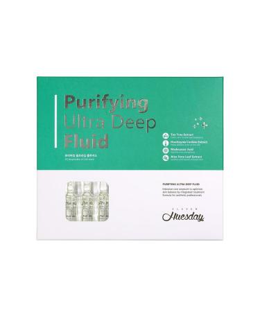 Eleven Huesday Purifying Ultra Deep Fluid 2ml (0.07 fl oz) x 20 vials | Tea Tree Oily Skin Anti- trouble Purifying Ampoule |