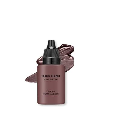 Beauty Black Matte Long Lasting Liquid Foundation Dark Concealer High Coverage Liquid Foundation (Size : 106)