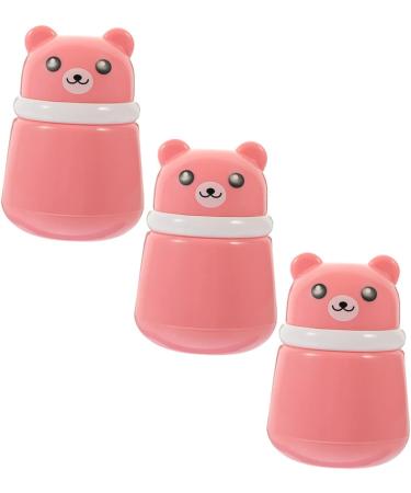Minkissy 9 Pcs Powder Puff Box Set | Baby Body Powder Puff Travel Dispenser | Infant Talcum Powder Bottles | Pink Sponge | Powder Storage Bottle - Buy Online on GoSupps.com