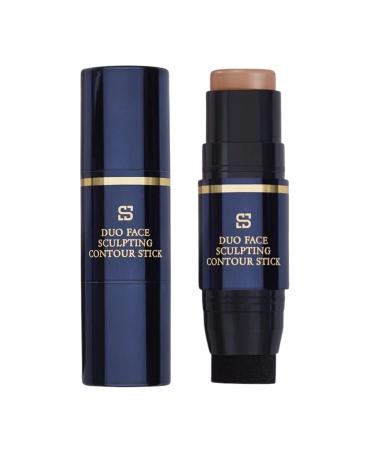 SIIA Cosmetics Duo Face Sculpting Contour Bronzer Stick - Dual-Use Applicator - Natural Finish - .32 oz - Suede - Buy Online on GoSupps.com