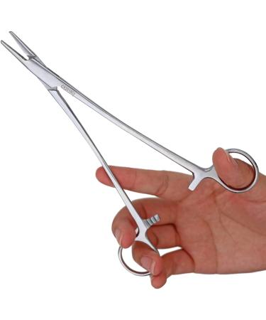 WUWYOUWL Hemostatic Tweezers for Pets Stainless Steel Dog & Cat Ear Hair Scissors 18cm Fishing Tool - Buy Online on GoSupps.com