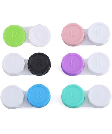Hrlace 10-Piece Contact Lens Container Set - Exercise-Proof Portable Colorful Storage Box for Soft & Hard Lenses - Perfect for Home & Travel (Pink) - Buy Online on GoSupps.com