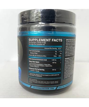 Eflow Nutrition Elixir PM - Night Time Fat Burner & Natural Sleep Support - Appetite Suppressant & Weight Loss - Blue Ice (40 Servings) - Buy Online on GoSupps.com