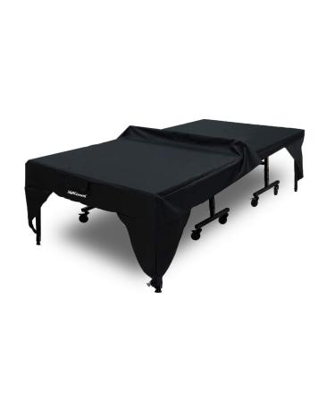 Ping Pong Table Cover - 600D Oxford Cloth Sunscreen dustproof Table Tennis Table Cover, Indoor/Outdoor Application - Black