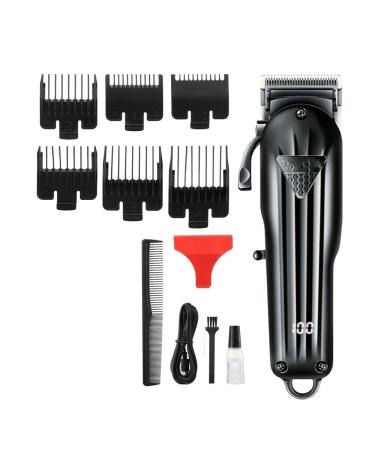 Pro Hair Clipper Electric Hair Clipper Rechargeable Professional Personal Care Barber Trimmer for Men Shaver LCD USB Cutting Metal