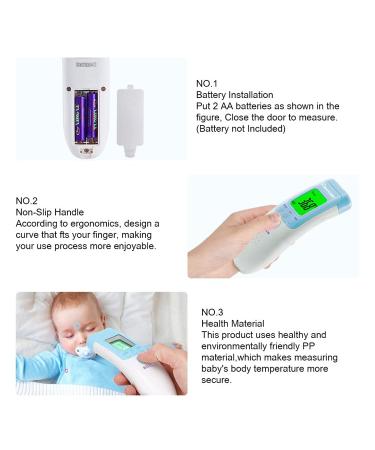 Berrcom Forehead Thermometer - Non-Contact Infrared Digital Baby Thermometer with Instant Reading and Fever Alarm - Buy Online on GoSupps.com