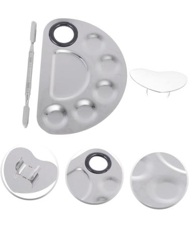 POPETPOP White Cotton Gloves & Color Mixing Tray Set - Nail Art Makeup Palette & Peg Board Display Stand for Perfect Manicure - Buy Online on GoSupps.com