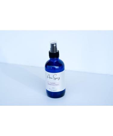 Aura Spray Love | Soul Tara | Aromatherapy Mist with Rose Jasmine Sandalwood Patchouli & Lemongrass | Energy-Healing Infused | 4 fl oz / 118 ml