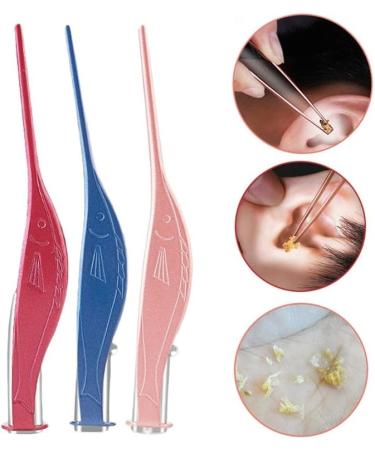 LED Ear Cleaner Wax Removal Tweezer Spoon with Luminous Kids Ear Curette - Rose Gold - Buy Online on GoSupps.com