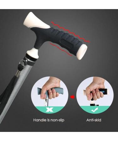 Crutches for Walking Adjustable Quad Cane with Wrist Strap Ergonomic Handle Mobility Aid for Elderly Seniors & Handicap for Tall 39-71in Silver/Gold/Brown Purposiveness - Buy Online on GoSupps.com