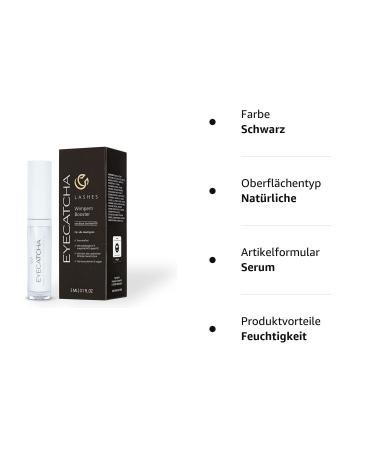 Eyecatcha Eyelash Serum - Hormone-Free Eyelash Booster with Black Sea Rod Oil | 2023 Test Winner | 3ml - Buy Online on GoSupps.com