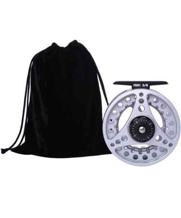 Kylebooker Fly Fishing Reel Large Arbor - Aluminum Body - 3/4wt 5/6wt 7/8wt - Silver - International Shipping Available - Buy Online on GoSupps.com