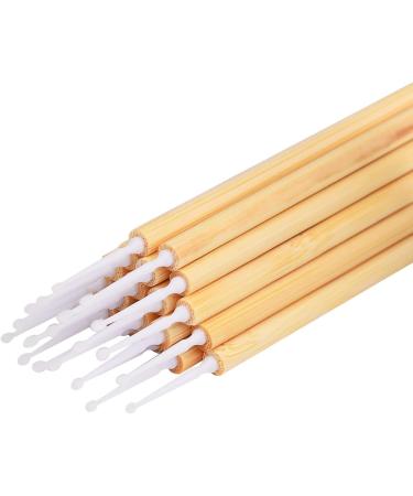 XNHIU Disposable Bamboo Mascara Wands & Cotton Swabs Set - 50 Pack for Precise Eyelash Extensions | Makeup Brushes & Applicators Kit - Buy Online on GoSupps.com