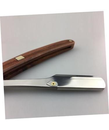 Buy Magiclulu Men's Foldable Razor Double Edge Hair Cutter & Shaving Tool Premium Wooden Straight Razor for a Perfect Shave - Buy Online on GoSupps.com