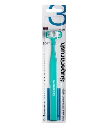 Dr. Barman's Superbrush Regular Toothbrush Adult /12 Years Pack of 1 Single 1 count (Pack of 1)