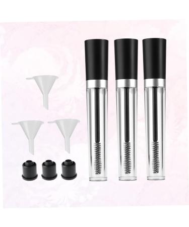 FOMIYES Mascaras 3pcs Funnel Empty Storage Bottle Cosmetic Bottle Eyelash Solution Bottle Solvent Bottle Filling Eyelash Remover - Buy Online on GoSupps.com