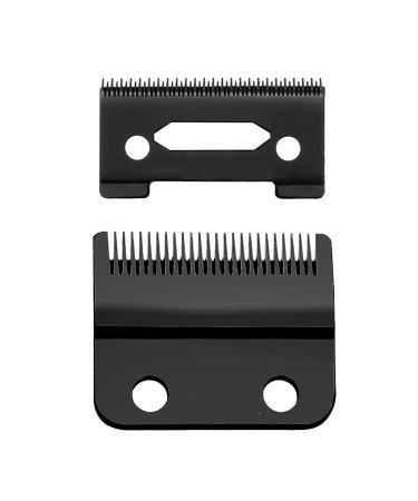 VRMETA New Upgrade Professional Hair Clippers Replacement Blades for Wahl Clippers Wahl 5-Star Senior Magic Clip Compatible with 8148, 8504, 1919, 2241, 2240, 8591 (Black)