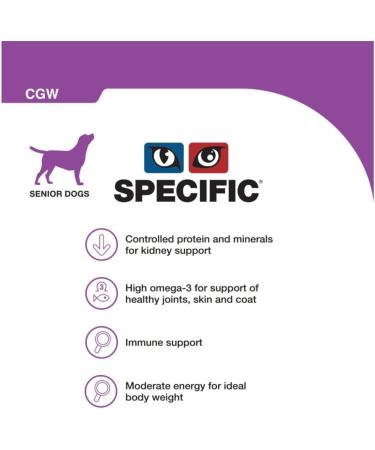 SPECIFIC Canine Senior CGW All Breeds CAJA 6X300GR - Buy Online on GoSupps.com