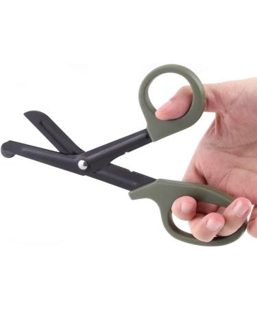 High-Quality Stainless Steel Trauma Scissors - 17.8 cm Curved Medical Scissors for First Aid & Breastfeeding | International Shipping Available - Buy Online on GoSupps.com
