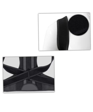 FRCOLOR Adjustable Hunchback Correction Belt - Posture Support for Men - 32X27CM Black - Buy Online on GoSupps.com