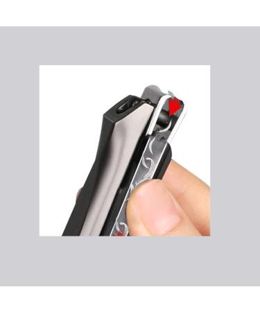 UNbit Nail Clipper 1PC New Creative Black Stainless Steel Nail Clippers Diagonal Anti-Splash Waterproof Professional Nail Trimmer - Buy Online on GoSupps.com