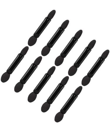 Professional Double Head Eyeshadow Brushes Cosmetic Tool - 10 pcs Dual Sides Eyeshadow Sponge Brush Applicator Convenient and clever - Buy Online on GoSupps.com