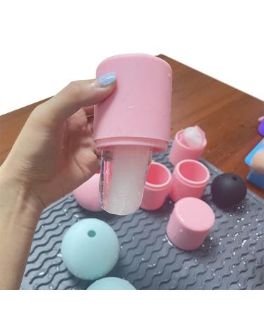 Silicone Ice Face Roller - Cooling Facial Massage Tool for Glowing Skin | Shop Now - Buy Online on GoSupps.com