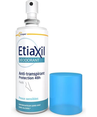  Etiaxil ETIAXIL - Antiperspirant - Treatment for Excessive Perspiration - Feet - Normal Skin - 100 ml & Antiperspirant - Moderate Perspiration - 48h Protection - Feet - Suitable for sensitive skin - 100 ml - Buy Online on GoSupps.com