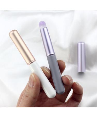 3-Piece Lip Wiping Brush Lip Mixing Brush with Cap Professional Lipstick Brush Reusable Spot Concealer Brush for Women Girls (Purple Pink and - Buy Online on GoSupps.com