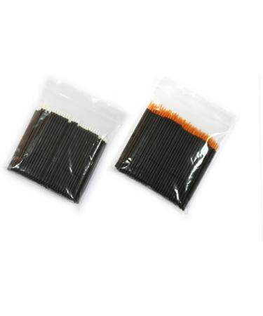 Gogogmee Makeup Lip Gloss 100pcs Eyeshadow Liner Brush White Outfit Disposable Eyeliner Applicator Eye Shadow Brush Soft Head 15cmX10cm Orange - Buy Online on GoSupps.com