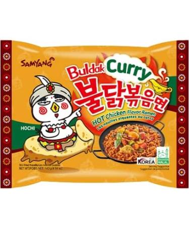 Samyang Curry Flavour Hot Chicken Ramen Instant Noodle Halal (Pack of 5) by CNMART - Buy Online on GoSupps.com