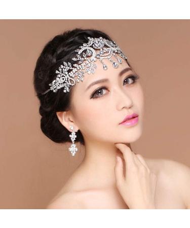 Beaupretty Silver Bridal Head Chain | Crystal Tiara & Wedding Crown for Birthdays & Proms - Buy Online on GoSupps.com
