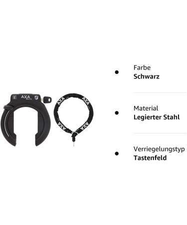 Buy AXA Block XXL Bicycle Ring Lock & ULC 130 Plug-In Chain - Premium Security for Your Bike - International Shipping Available - Buy Online on GoSupps.com