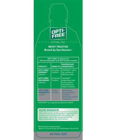 Opti-Free Puremoist Multi-Purpose Disinfecting Solution 16oz with Lens Case | Contact Lens Care - Buy Online on GoSupps.com