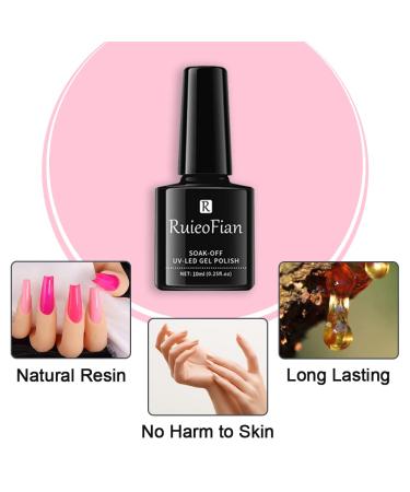 BINGBRUSH 3 Pcs Pink Gel Nail Polish Kit - 10ML Natural Nail Lacquer Set for DIY Gel Nail Design - Long Lasting High Shine, Soak Off, LED Manicure Salon Quality - A06 - Buy Online on GoSupps.com