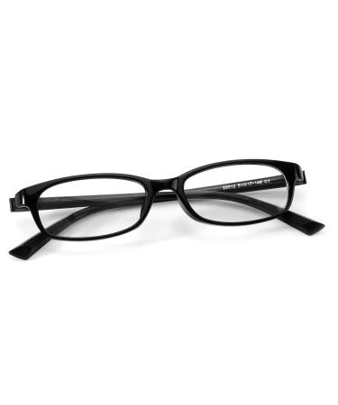 TJUTR Fashion Fake Glasses Non Prescription Clear Glasses for Women Blue Light Blocking Y2k Cosplay Eyewear Frame TB22512-V11 Black-v11