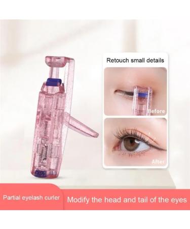 Eyelash Curling Clip Portable Local Eyelash Curler Glitter Powder Beauty Cosmetic Makeup Tools Eyelash Curler Beauty Cosmet (Color : Red) - Buy Online on GoSupps.com