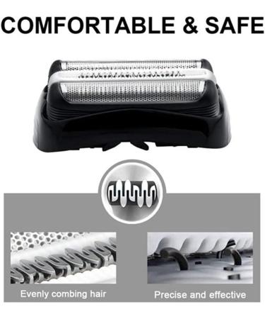 Vereen 2 Pack 32B Shaving Heads Replacement for Braun Series 3 301S 310S 320S 330S 340S 360S 380S 3000S 3020S 3040S | International Shipping Available - Buy Online on GoSupps.com