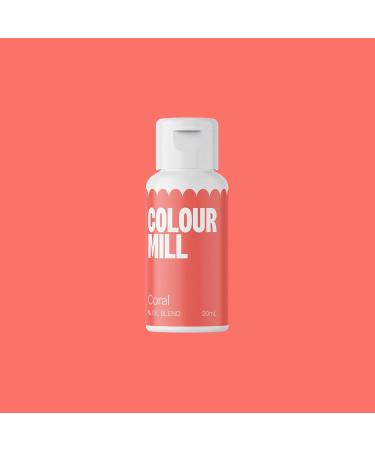 Color Mill Oil Blend - Coral Food Coloring for Chocolate Fondant Baking 20ml - Perfect for Cupcakes & Macarons - Buy Online on GoSupps.com