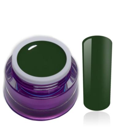 Color Gel Army Green Olive UV LED Nail Gel Studio Quality Color Gel RM Beautynails 1 Pack (1x 5ml)