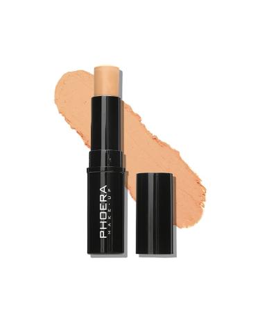 PHOERA Concealer Stick Highlighter Pen Contour Stick Concealer Full Coverage Waterproof Concealer Creamy Stick Contour Makeup for Eyes and Dark Circles (204Buff Beige) 7.00 g (Pack of 1) 204Buff Beige