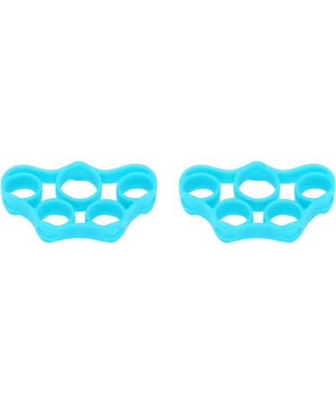 Finger Trainer Washable Finger Exerciser Portable Friendly Light 2Pcs Soft Silicone For Family Lake Blue 8.8lb - Buy Online on GoSupps.com