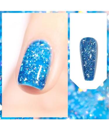 7.3ml Starry Sky Gel UV Lamp Need LED Lamp Colorful Gel Nail Polish Manicure Art Aurora Diamond Gel - (Color: 3)