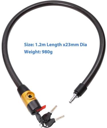 Cable Lock Bike Lock Motorcycle Lock Lock Warehouse  Gate  Very Strong. - Buy Online on GoSupps.com