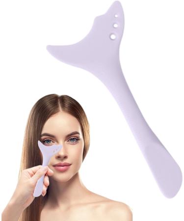 SOULAGRY Mascara Shield Guard Silicone Eyelash Guide | Multifunctional Reusable Eyelash Lipstick Eyeshadow Applicators Aid Tool For Makeup Application Purple - Buy Online on GoSupps.com