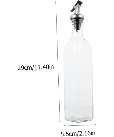 Ciieeo 6 Pcs Oil Can Japanese-style Glass Soy Sauce Bottle 29X5.5X5.5CMx3pcs Transparentx3pcs - Buy Online on GoSupps.com