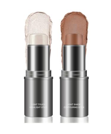 Erinde Highlighter Stick  Shimmer Cream Contour Stick  Waterproof Bronzer Pen  Non Stick Face Brightens Shades Pencil  Gliding Face Illuminator Makeup  MK4231 MK4241 MK4231  MK4241